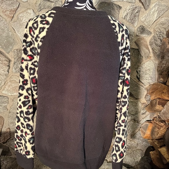 Rockin Round Sherpa Christmas Shirt L - Picture 4 of 4